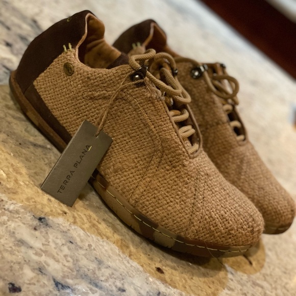 Terra Plana Coffee Bag Natural And Brown - Picture 1 of 8